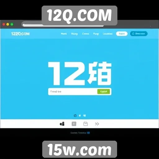 Análise da interface do usuário do site 12Q.COM